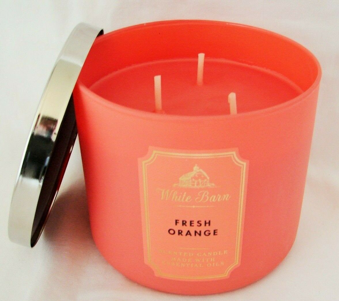 Fresh Orange scented candle - 3 wick candle - bath & body works
