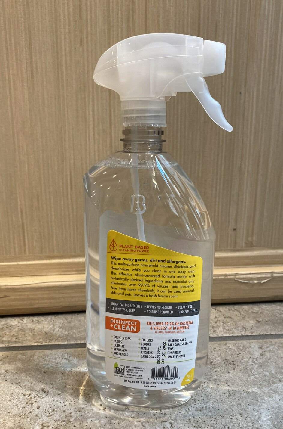 Boulder Clean Sanitizer Disinfectant Cleaner Spray