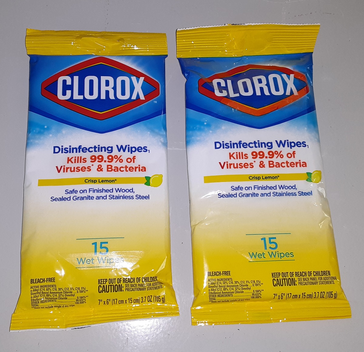 Clorox Disinfecting Wipes - Twin Pack- crisp lemon