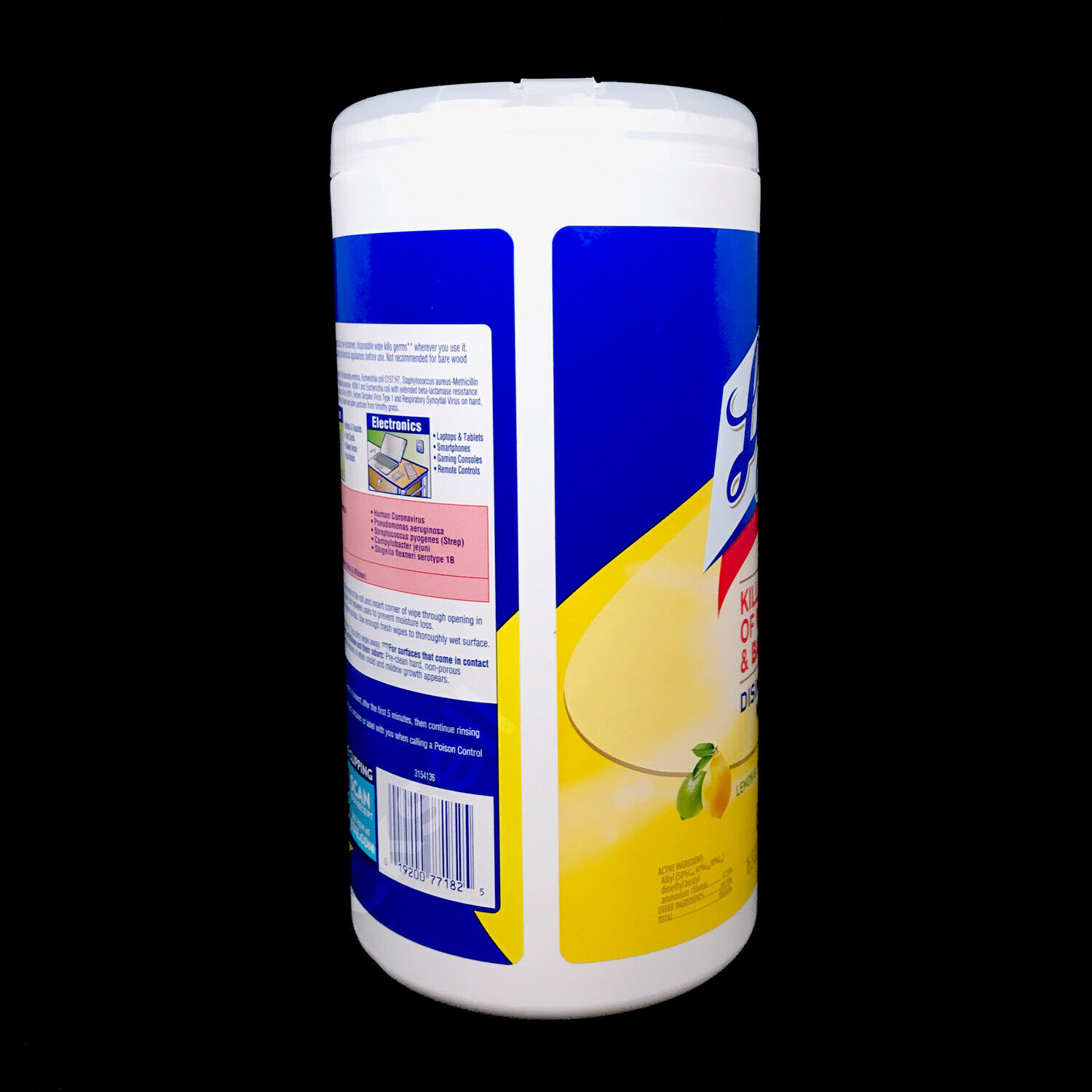 Lysol Disinfecting Wipes 80 count lemon & lime blossom scent