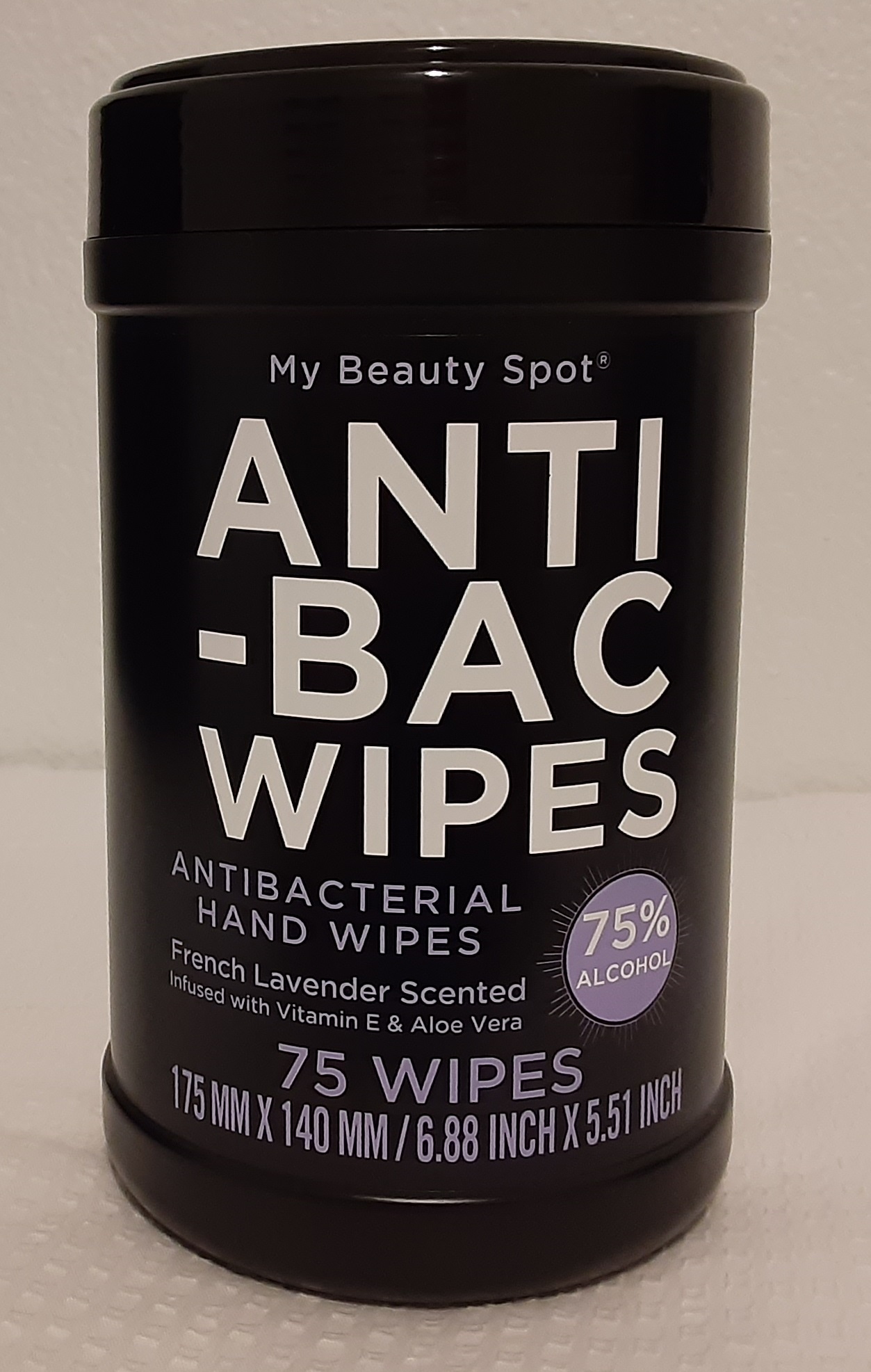Anti Bacterial Hand Wipes, French Lavender scented