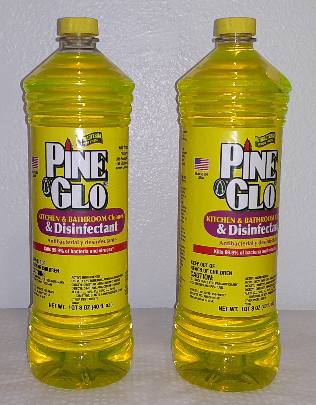 Pine Glo - Anti Bacterial Disinfectant Kitchen & Bathroom Cleaner Kills 99% of Bacteria & Viruses