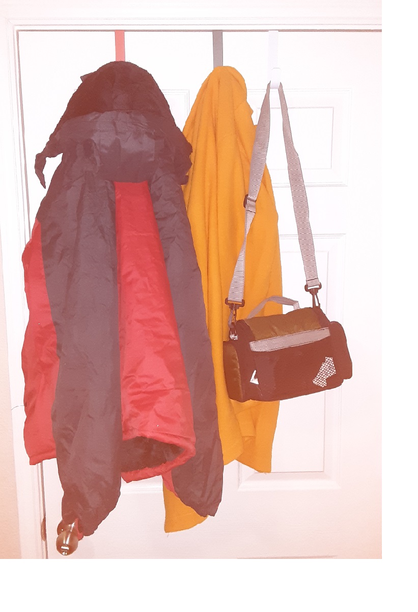 Over The Door Hook Hangers (5 Pack) - Closet Organizer Hanger Hooks for Clothes - MultiColor