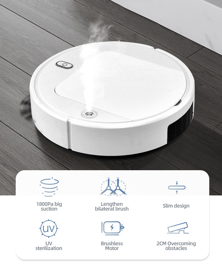 Robotic Vacuum Cleaner for hardwood and tile floors. Similar to Roomba