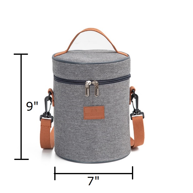 Small Cooler Box Lunch Box, With Shoulder Strap, insulated lunch box