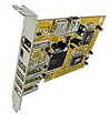 pci card, usb 2.0 card, 5 port usb, 5 port usb card, 5 usb + 3 firewire
