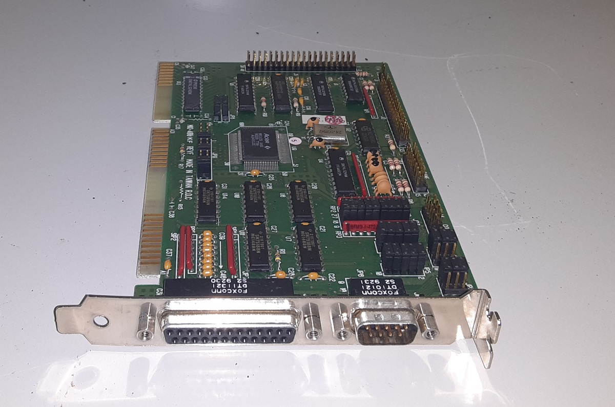 Acer MIO-400 KF Rev F ISA Serial Parallel I/O Expansion Board Card