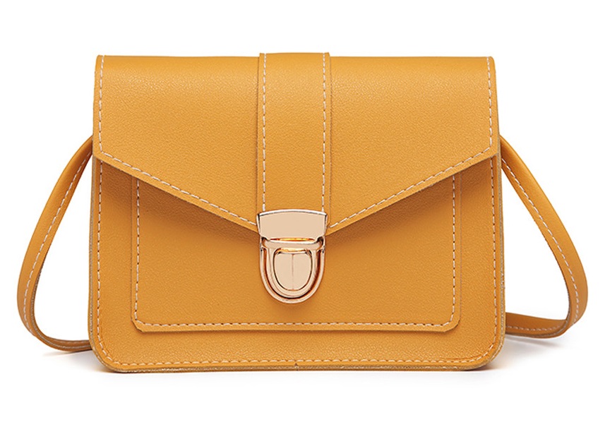 Crossbody Bag / Shoulder Bag, Elegant, fashionable yet practical handbag,mustard color,