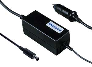 DC car air adapter for Sony VAIO series laptops.