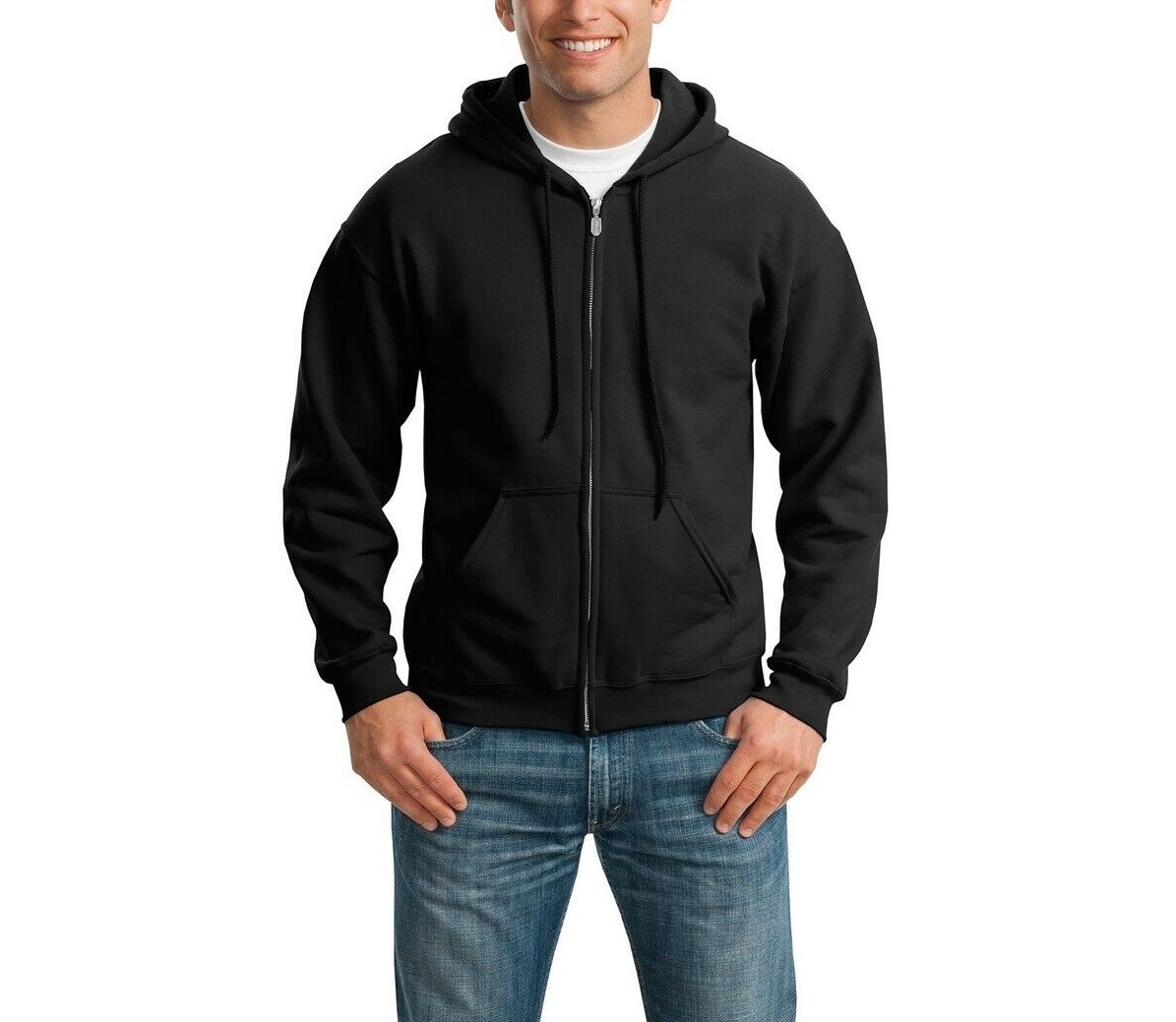 Thick Hooded Fleece Jacket for men with Pockets Sizes: Small, Medium, Large,XL,2XL,3XL,4XL,5XL