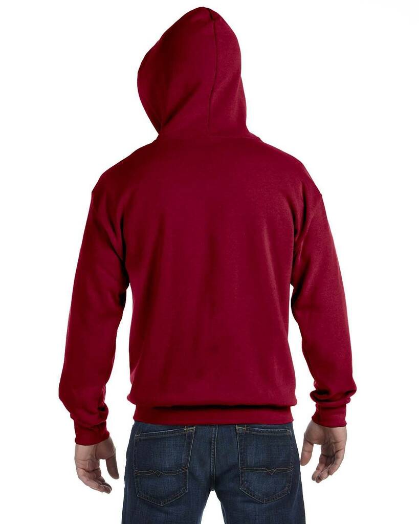 Thick Hooded Fleece Jacket for men with Pockets. Red Jacket.  Sizes: Small, Medium, Large,XL,2XL,3XL,