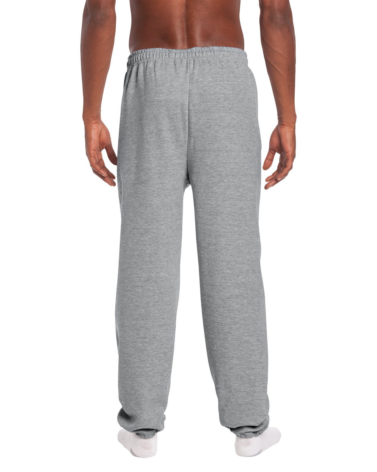 Gildan Sweatpants for Men Sports Gray Joggers Pants Elastic waistband ...