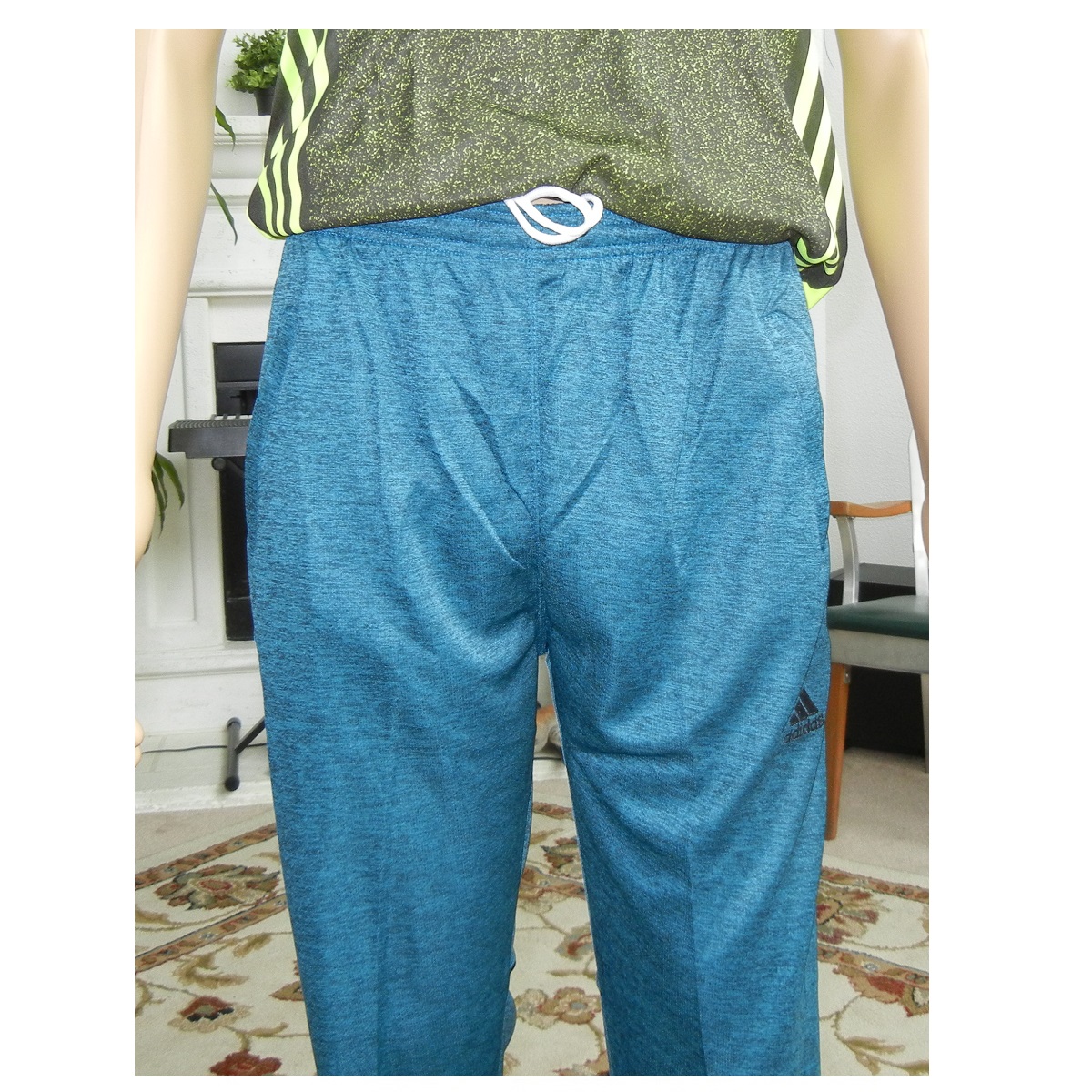 Casual Pants, light summer pants for men,Sweatpants with pockets, joggers, pocketed, heather blue,