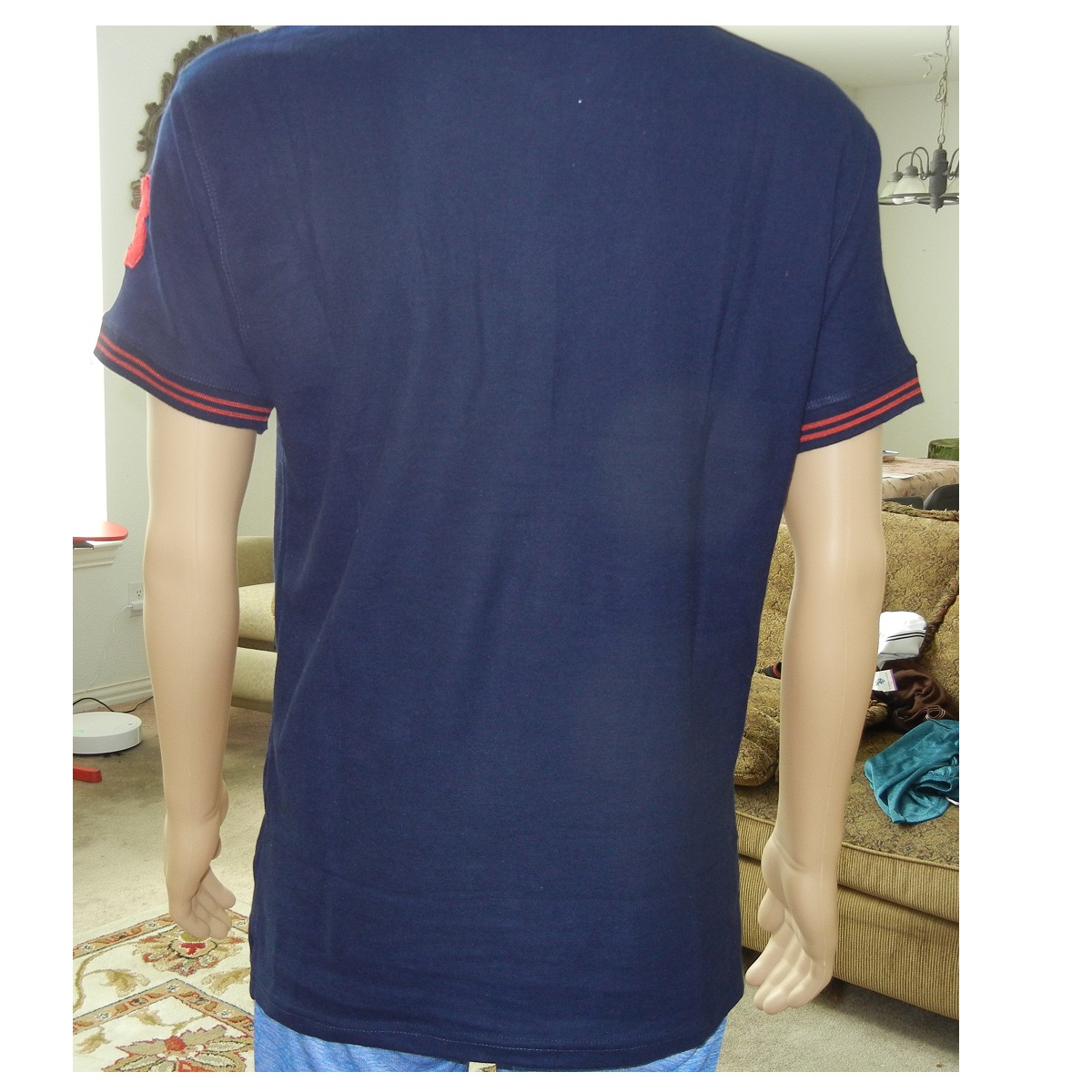 Men's Polo Shirt Golf Shirt Short Sleeve Cotton Shirt with Collar