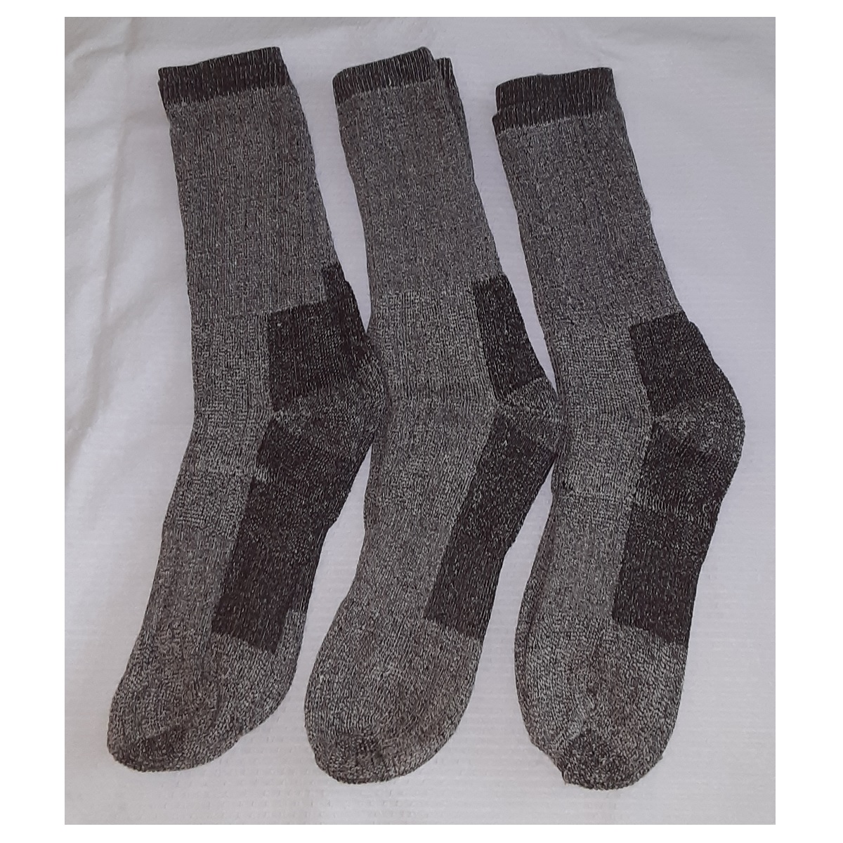 Thick Merino wool socks - Black and Gray - Premium Quality Woolen Socks