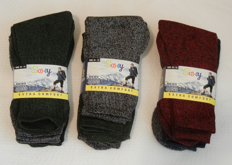 mens Boot Socks - Extra large - size 10-13 - assorted colors Premium Quality Thick Cotton Boot Socks for men