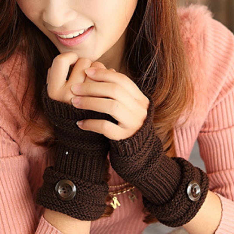 Ladies Fingerless Gloves, Open fingers Knitted Gloves, women's fashion accessory, fashion gloves,
