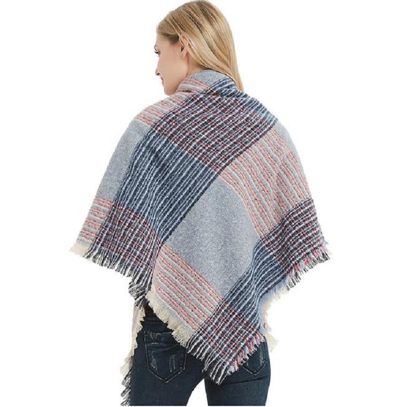 Oversized scarf,large scarf,shawl, Plaid Scarf, check,winter,warm,
