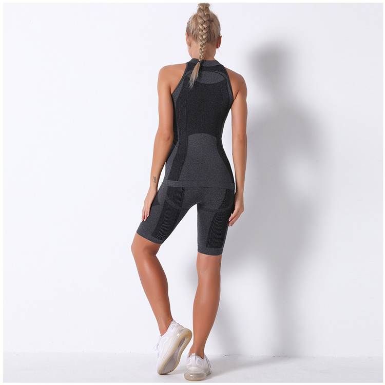 Women's Compression Suit - Top & Shorts  Set, High Waist Compression Shorts + Matching Top, Yoga Suit, Activewear Set,