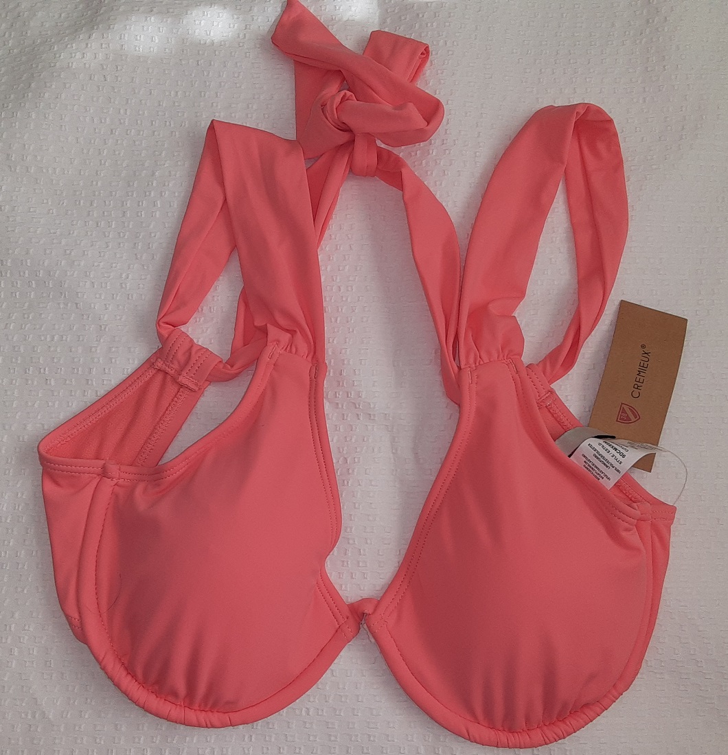 Raisins Santorini Bandeau Strapless Bikini Top With optional straps