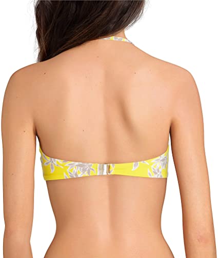 Gianni Bini Primary Paradise Knot Bandeau Bikini Top Yellow