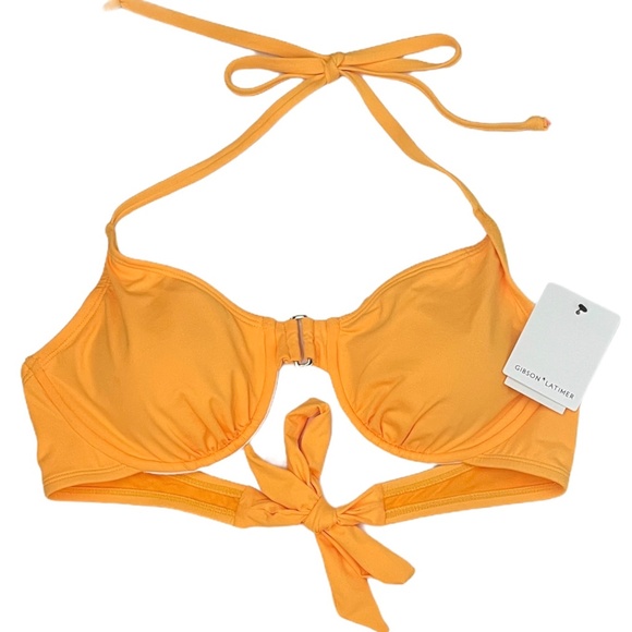 Gibson Latimer Yellow Bikini Top with underwire