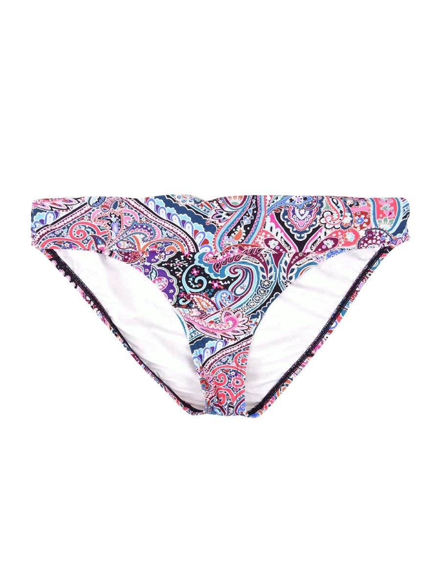 La Blanca Shirred Sash Bikini Bottom size 12 fold over