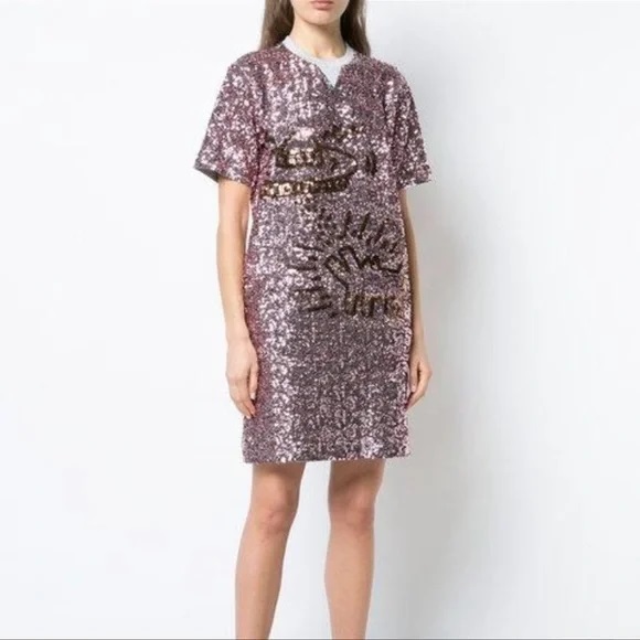 Embellished Sequin Dress by Coach