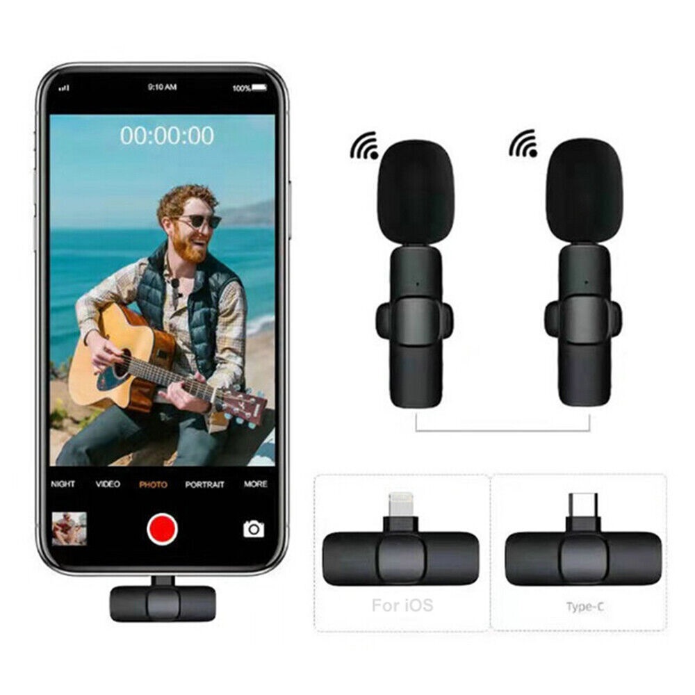 Cell Phone Microphone Booster Remote Wireless Microphone for cell phones