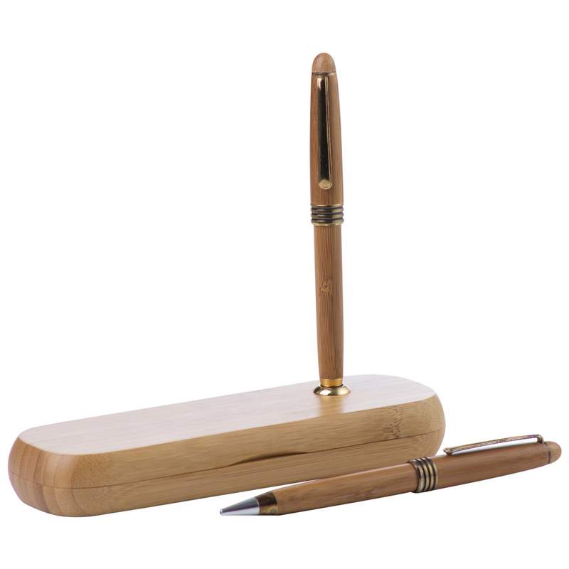gift item,bamboo pen set,pen and ballpoint,gift set,