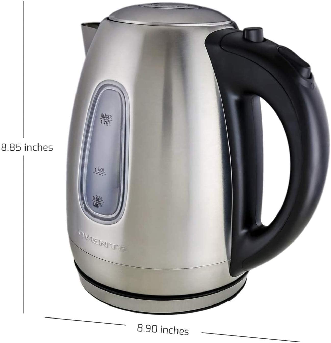 electric water kettle, Ovente 1.8qt (1.7L) Electric Water Kettle