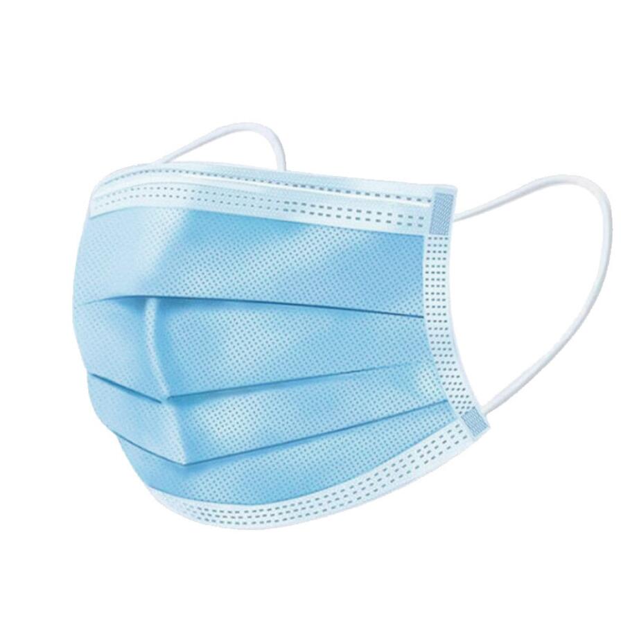 Disposable elastic earloop face mask,blue,medical,dental,anti virus,pollen,protection,