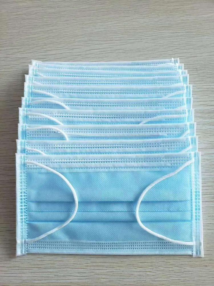 Disposable elastic earloop face mask,blue,medical,dental,anti virus,pollen,protection,