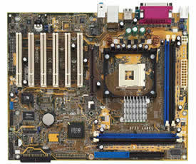 Asus P4SDX motherboard, SiS 655 & SiS 963L Chipset, Socket 478 for Intel Pentium 4/Celeron