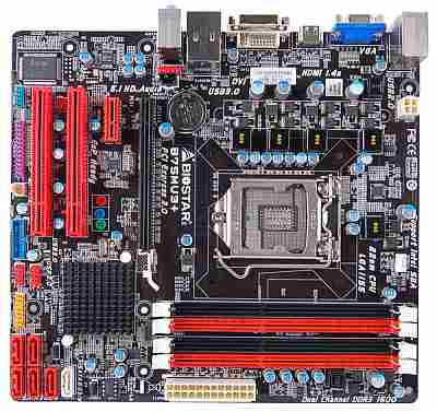 BIOSTAR B75MU3+ Motherboard