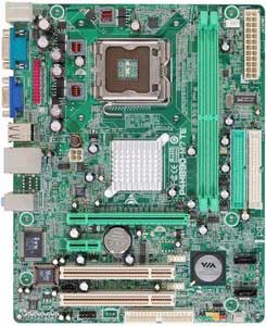 Biostar P4M890-M7 Motherboard, Supports Intel ® Core2  Duo/Pentium ® D/Pentium ® 4/Pentium ® 400 Series/Celeron ® Processor in the Socket LGA 775, VIA P4M890 chipset, 1 x PCIe x16, 1 x PCIe x1, 2 x 32-bit 33MHz PCI, DDR2, LAN, USB, IDE, SATA, RAID, Video, Audio, SPDIF, Micro-ATX Form Factor