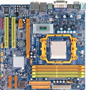 Biostar TA690G AM2 Motherboard, Supports AMD Athlon 64 X2 Dual-Core /  Athlon 64 FX / Athlon 64 / Sempron processor in the Socket AM2, AMD 690G   chipset, 1 x PCIe x16, 1 x PCIe x1, 2 x 32-bit 33MHz PCI, DDR2, LAN, USB, IDE, SATA2, RAID, Video ( VGA, HDMI, DVI & TV out ), Audio, SPDIF, Micro-ATX Form Factor