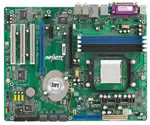 DFI INFINITY NF570-M2/G Socket AM2 AMD Athlon 64 FX, ATI CrossFire Motherboard, Nvidia 570 Chipset