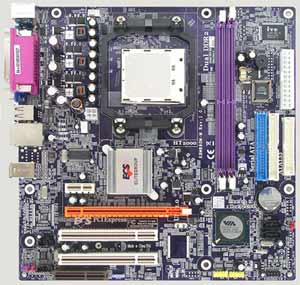 ECS K8M890M-M Motherboard, Supports AMD Athlon 64 FX, AMD Athlon 64 X2 Dual Core/ Athlon 64 / Sempron in the Socket AM2, VIA ® K8M890 chipset, 1 x PCI Express x16 slot , 1 x PCIe x1, 2 x 32-bit 33MHz PCI, 1 x CNR slot, DDR2, LAN, USB, IDE, SATA, RAID, Video, Audio, Micro-ATX Form Factor