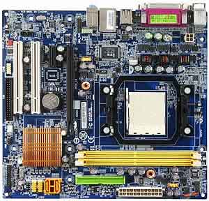 Gigabyte GA-M61VME-S2 Socket AM2 Athlon 64 FX Motherboard, Nvidia MCP61V, 2000 MHz FSB, 2 Dual Channel DDR2 DIMMs