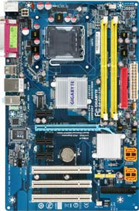 Gigabyte GA-P31-S3G Motherboard, Support for an Intel  ® Core 2 Extreme processor/ Intel  ® Core 2 Quad processor/Intel  ® Core 2 Duo processor/ Intel  ® Pentium  ® processor Extreme Edition/Intel  ® Pentium  ® D processor/ Intel  ® Pentium  ® 4 processor Extreme Edition/Intel  ® Pentium  ® 4 processor/ Intel  ® Celeron  ® processor in LGA 775, Intel ® P31 chipset, 1 x PCI Express X16, 3 x PCI Express x1, 3 x 32-bit 33MHz PCI, DDR2, LAN, USB, IDE, SATA2, Audio, SPDIF, ATX Form Factor