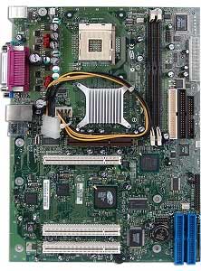 Intel S845WD1-E Motherboard, Support Intel ® Pentium ® 4 processor/ Celeron ® Processor in Socket 478, Intel ® 845E chipset, 1 AGP x4, 3 PCI 32 bits, DDR, Dual LAN, USB, IDE, RAID, Video, SSI Form Factor 