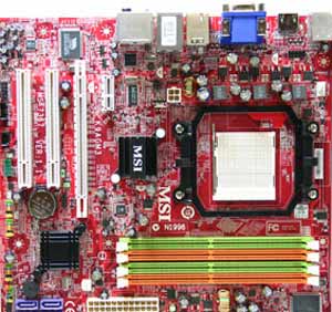 MSI K9AGM3-FIH Motherboard, Supports 64-bit AMD ® Sempron, Athlon 64 /Athlon 64 X2 processor (Socket AM2), AMD  ® 690V  chipset, 1 PCI-E 16X, 1 PCI-X 1x, 2 PCI, DDR2, LAN, USB, IDE, SATA2,  RAID, Audio, Video, HDMI, Firewire, SPDIF, Micro-ATX Form Factor 