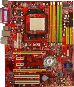 MSI K9N4SLI-F Motherboard,Socket AM2 support AMD Athlon 64 X2/ Athlon 64/ Sempron processor, NVIDIA&reg; nForce 500 SLI chipset,  2 PCI-E 16X, 2 PCI-X 1x, 2 PCI, DDR2, LAN, USB, IDE, SATA2,  RAID,   Audio, SLI, SPDIF,ATX Form Factor 