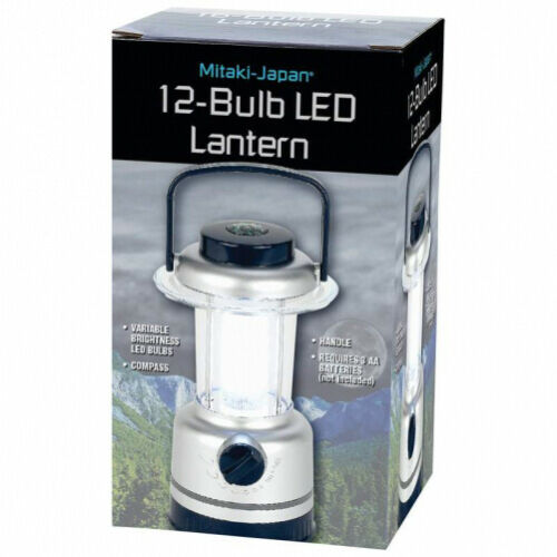 Indoors / Outdoors LED Lantern with compass and handle - Gift Boxed