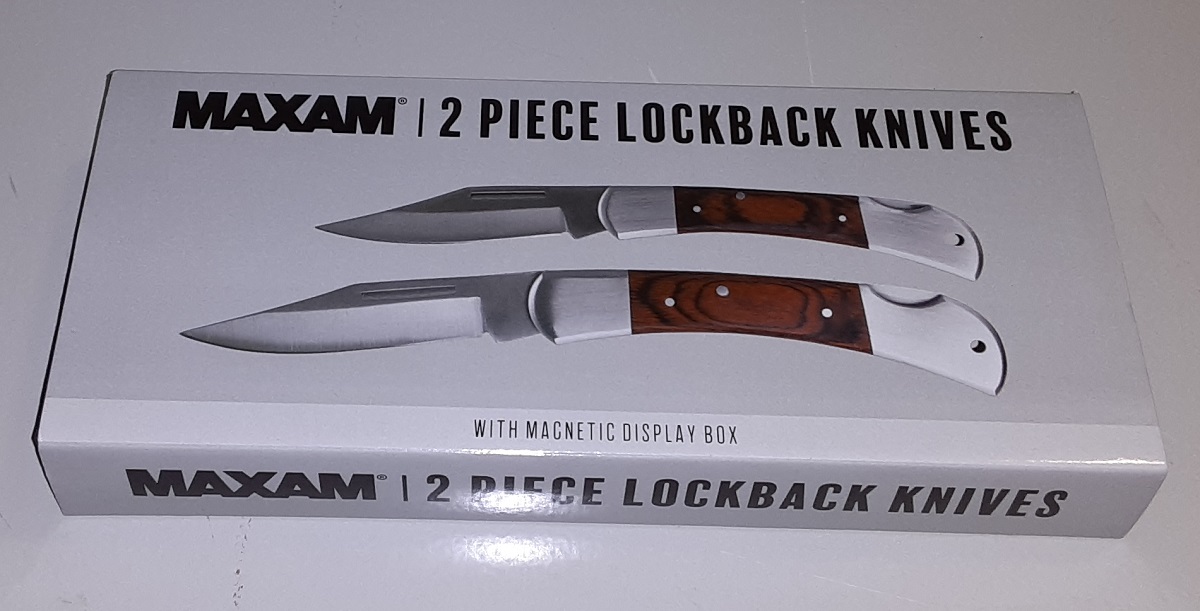3 Piece Lockback Knife Set in Magnetic Gift Box