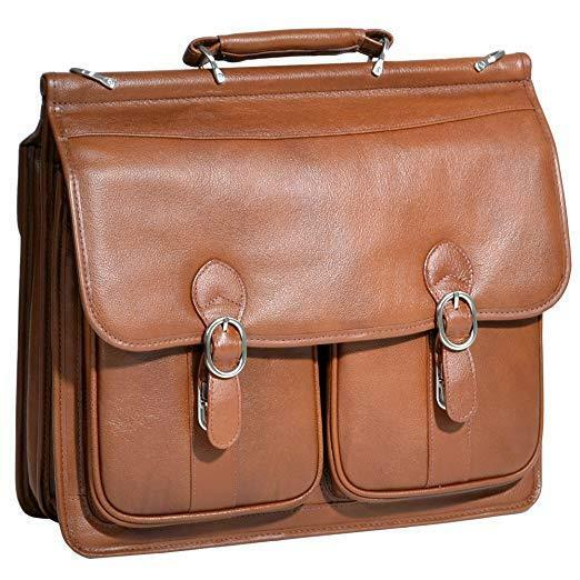 McKlein MD59 Pebble Grain Leather Briefcase, 15604