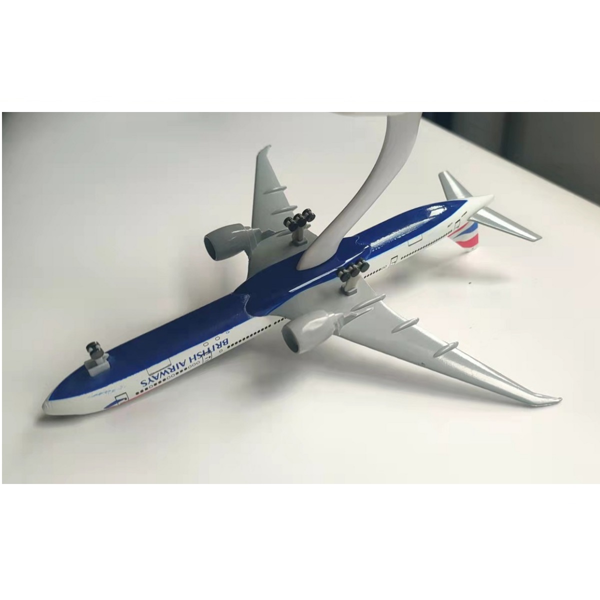 British Airways Airbus A380 Replica Toy Model with Stand