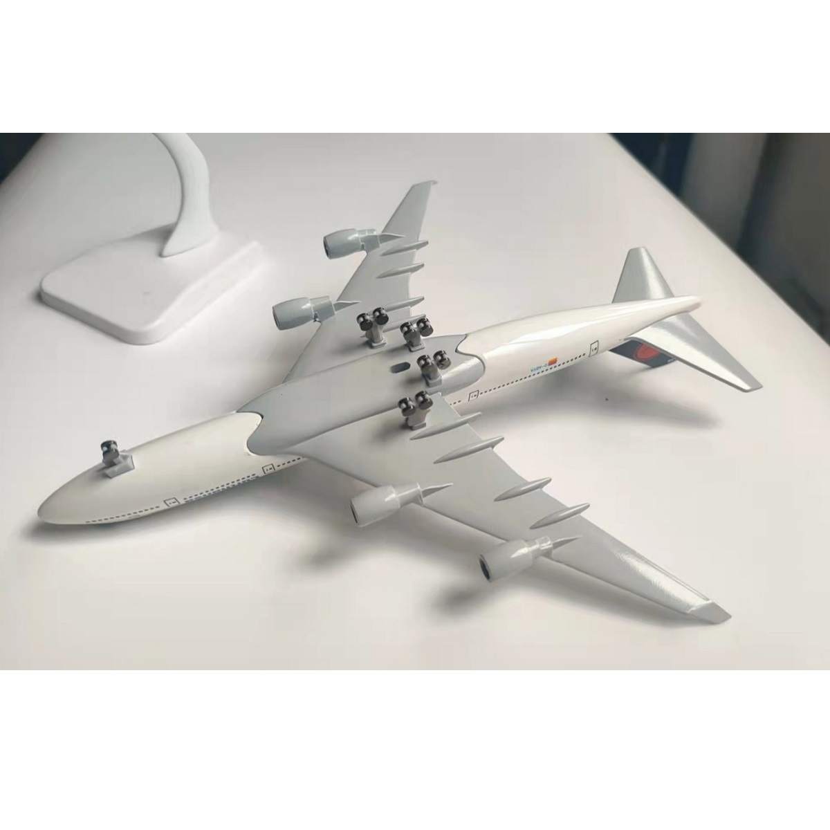 Lufthansa Airbus A380 Replica Toy Model with Stand