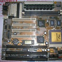 Biostar M5ATC Socket 7 Baby AT motherboard